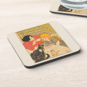 French Company of Chocolates and Teas, Art Nouveau Coaster