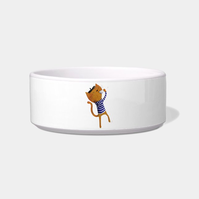 French Cool Cat Bowl (Left)