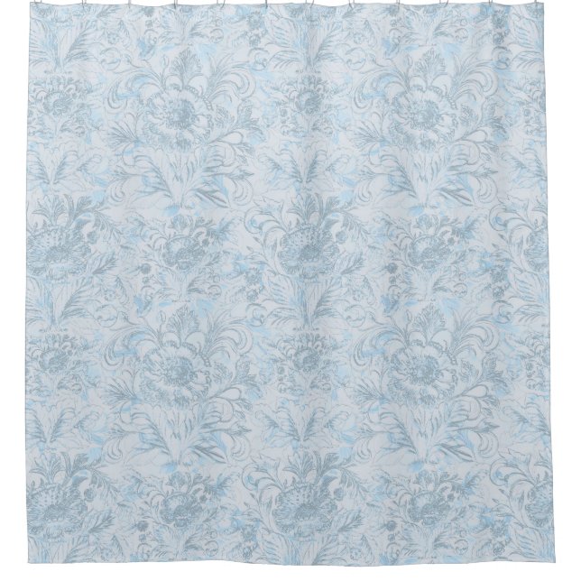French Cottage Dusty Blue Floral (Front)