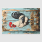 French Country Barnyard Rooster DB7L Decoupage