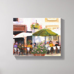 French Country Cafe Canvas Print