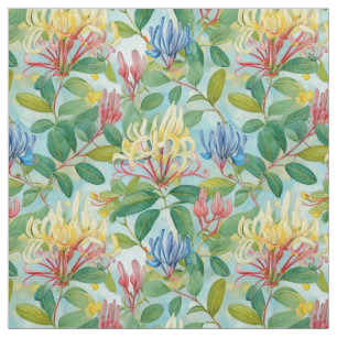 French Country Decor Honeysuckle Flowers Fabric