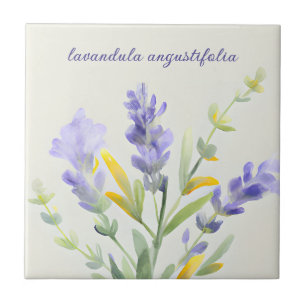 French Country Decor Lavender Tile