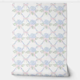 French country delicate flowers wallpaper 