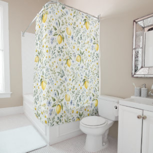 French Country Lemon and Wildflowers Pattern