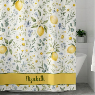French Country Lemon Wildflower Custom Name