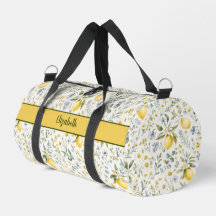 French Country Lemon Wildflower Custom Name 