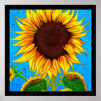 French Countryside Sunflower