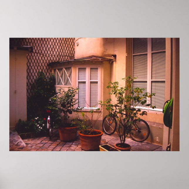 French courtyard poster (Front)