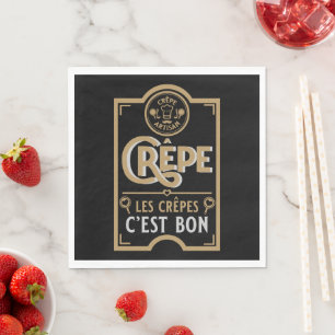 French Crepes Napkin