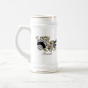 French Crest Beer Stein