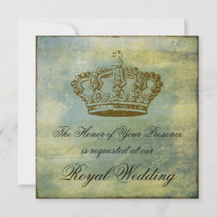 French Crown Elegant Invitations Announcements