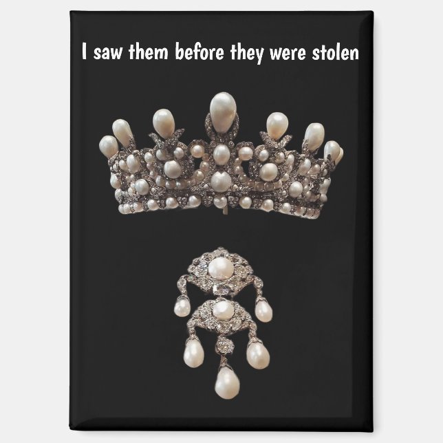 French Crowned Jewels Before Theft Magnet (Front)