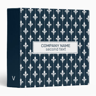 French Damask Pattern Binder