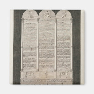French Declaration of the Rights of Man Magnet