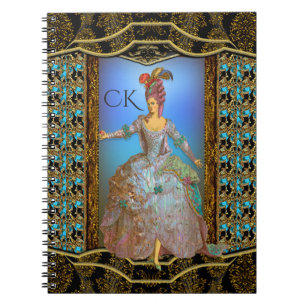 French Delight Chic Baroque Monogram Notebook