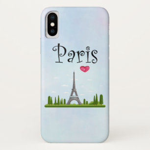 French Design - Eiffel Tower in Paris Case-Mate iPhone Case