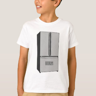 French door refrigerator cartoon illustration T-Shirt
