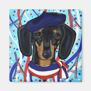 French Doxie Magnet