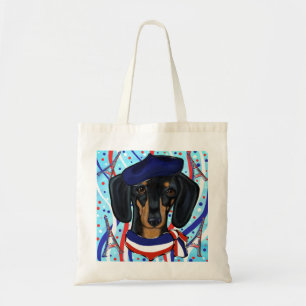 French Doxie Tote Bag