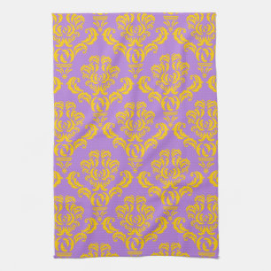 French Empire Damask Pattern #4 Kitchen Towel