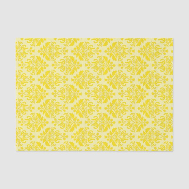 French Empire Damask Pattern #8 Tissue Paper (Front)
