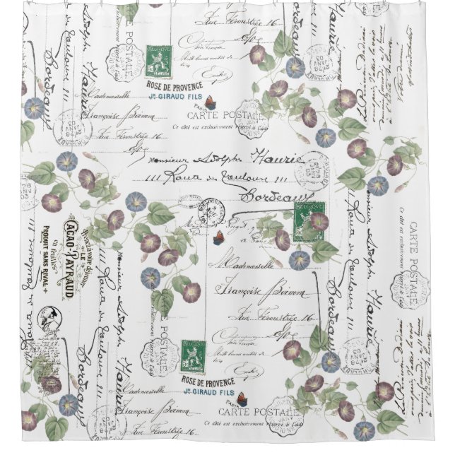 French Ephemera Morning Glory Flowers (Front)