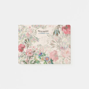 French Ephemera Roses Passionflowers Post-it Notes