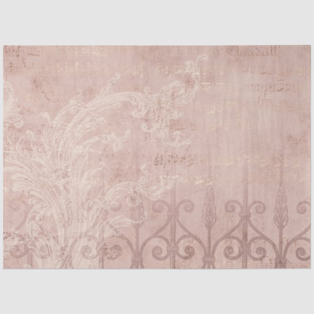 French Ephemera Tissue Paper (Front)