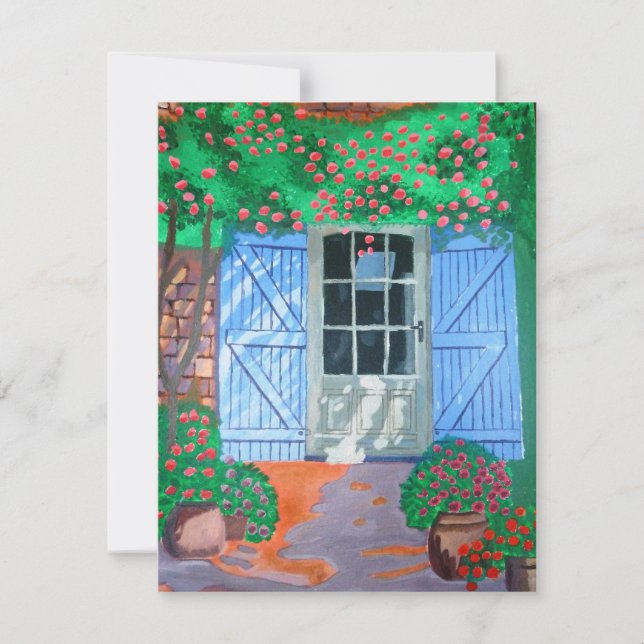 French Farm invitation card  (Front)