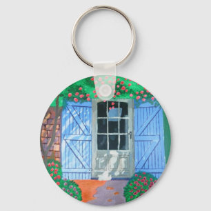 French farm yard keychain
