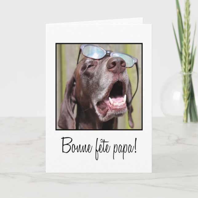 French Father's Day Card (Front)