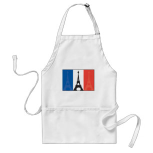 French Flag and Eiffel Tower Standard Apron