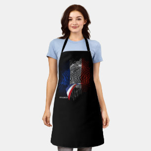 French flag apron