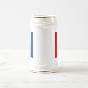 French Flag Beer Stein