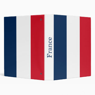 French Flag Binder