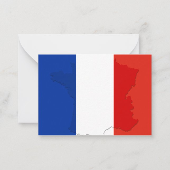 French flag card (Front)