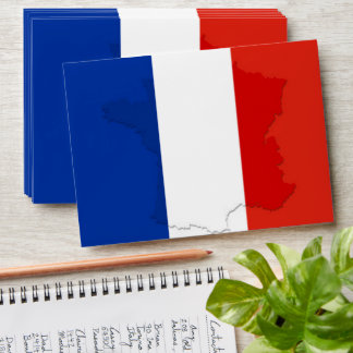 French flag envelope