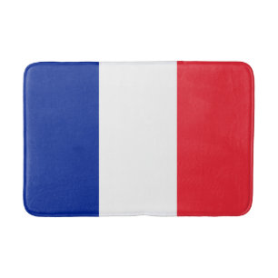French Flag (France) Bath Mat