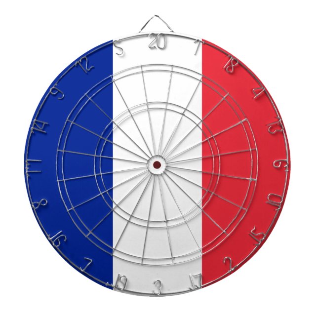 French Flag (France) Dartboard (Front)