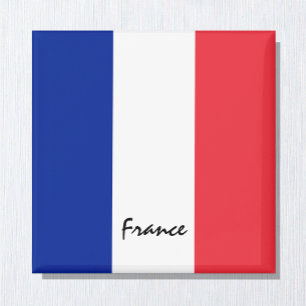 French flag & France - holiday/sports fans Magnet