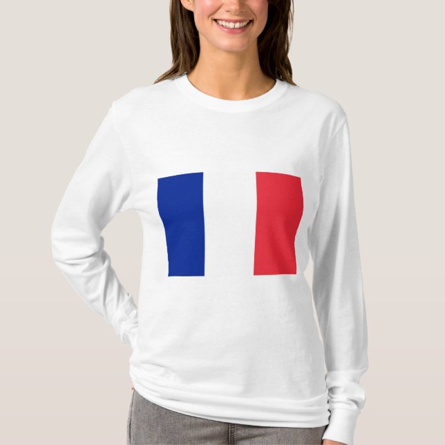 French Flag (France) T-Shirt (Front)
