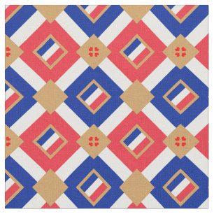 French Flag & France Trendy Fabric fashion