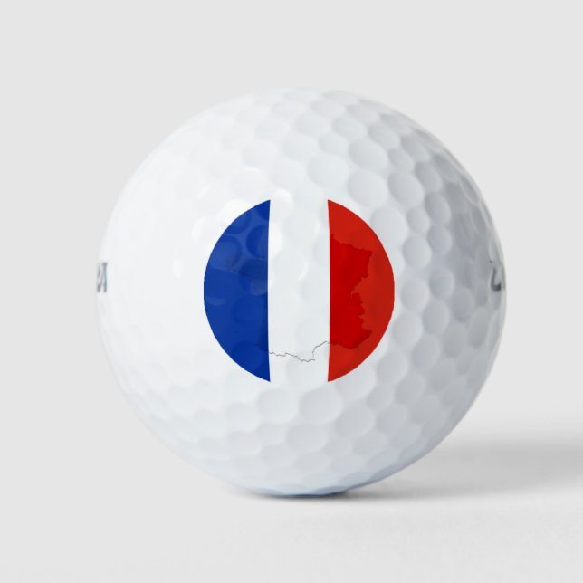 French flag golf balls (Front)