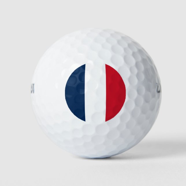 French Flag Golf Balls (Front)