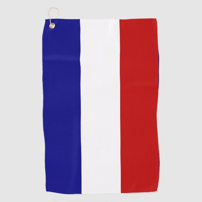 French Flag  Golf Towel (Front)