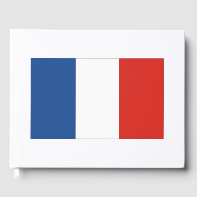 French Flag Guest Book (Front)