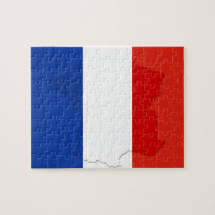 French flag jigsaw puzzle