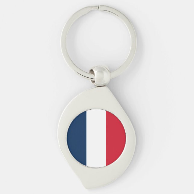 French Flag Keychain (Front)
