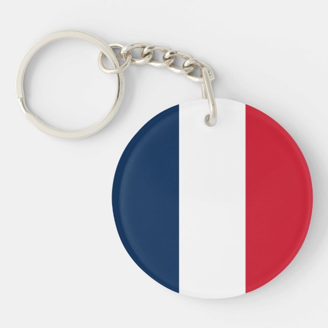 French Flag Keychain (Front)